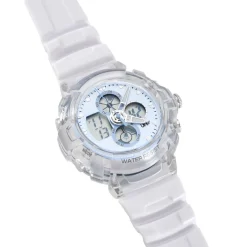 UPP Montre Cosmic 2 Bleu Sky cadran 0 fond bleu sky bracelet plastique blanc Hot