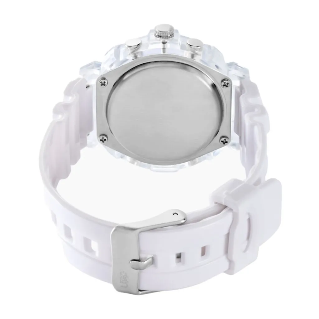 UPP Montre Cosmic 2 Bleu Sky cadran 0 fond bleu sky bracelet plastique blanc Hot