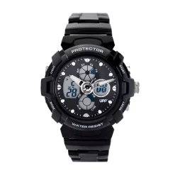 UPP Montre Cosmic 2 Noir cadran noir fond noir bracelet plastique noir Online