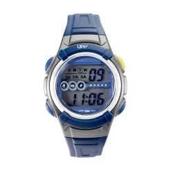 UPP Montre Junior Bleu cadran bleu fond bleu bracelet silicone bleu Sale