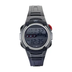 UPP Montre Junior Noir cadran noir fond noir bracelet silicone noir Sale