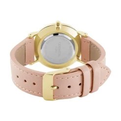UPP Montre Solene Doré cadran doré fond doré bracelet synthétique rose Online