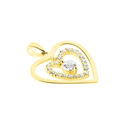 Histoire d'Or Pendentif Ademe Or Jaune Oxyde De Zirconium Best