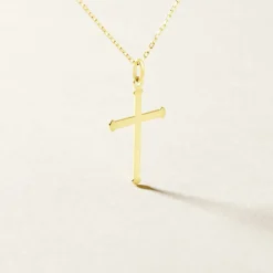 Histoire d'Or Pendentif Alyssa Croix Or Jaune Best