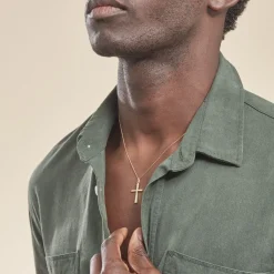 Histoire d'Or Pendentif Alyssa Croix Or Jaune Online