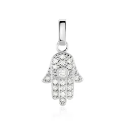 Histoire d'Or Pendentif Amelot Argent Blanc Oxyde De Zirconium Sale