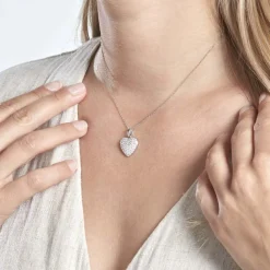 Histoire d'Or Pendentif Amelot Argent Blanc Oxyde De Zirconium Sale