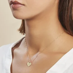 Histoire d'Or Pendentif Ange Coeur Or Jaune Clearance