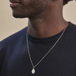 Histoire d'Or Pendentif Ange Nuage or blanc