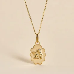 Histoire d'Or Pendentif Ange Nuage or jaune Discount