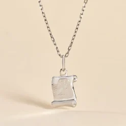 Histoire d'Or Pendentif Ange Parchemin Or Blanc Discount