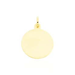 Histoire d'Or Pendentif Ange Rond Mat Or Jaune Sale