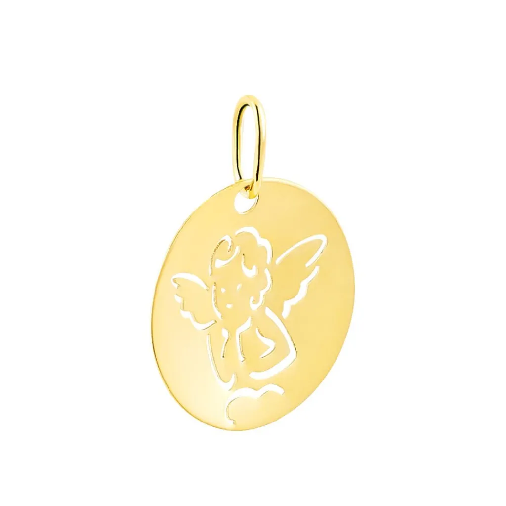 Histoire d'Or Pendentif Ange Rond Or Jaune Online