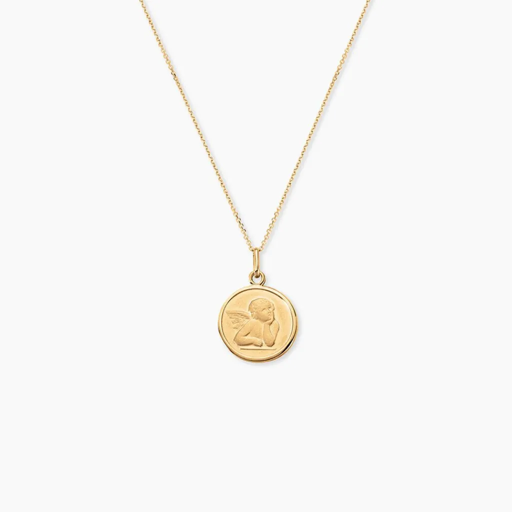 Histoire d'Or Pendentif Ange Rond Or Jaune Online