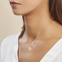 Histoire d'Or Pendentif Ange Rond Or Jaune Best
