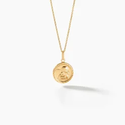 Histoire d'Or Pendentif Ange Rond Sable Or Jaune Discount