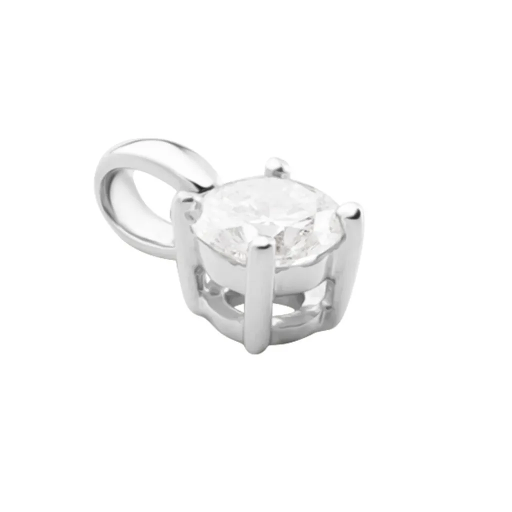 Histoire d'Or Pendentif Aphrodite or blanc diamant Outlet