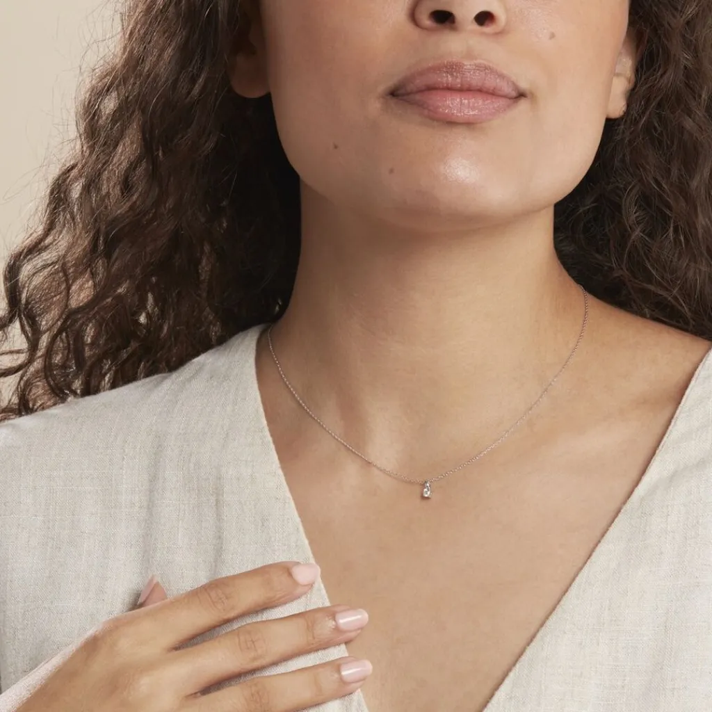 Histoire d'Or Pendentif Aphrodite or blanc diamant Sale