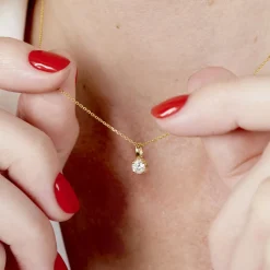 Histoire d'Or Pendentif Aphrodite or jaune diamant Sale