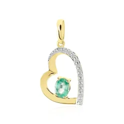 Histoire d'Or Pendentif Arduinna Or Jaune Emeraude or jaune émeraude Clearance