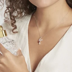 Histoire d'Or Pendentif Argent Blanc Abellia Ambre Sale