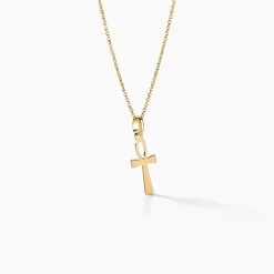 Histoire d'Or Pendentif Basilissa Croix De Vie Or Jaune Clearance