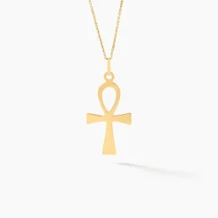 Histoire d'Or Pendentif Basilissa Croix De Vie Or Jaune Best