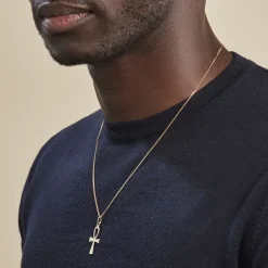 Histoire d'Or Pendentif Basilissa Croix De Vie Or Jaune Best