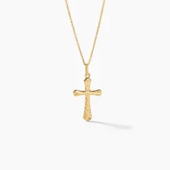 Histoire d'Or Pendentif Bathilde Croix Striee Or Jaune Outlet