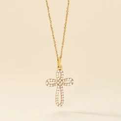 Histoire d'Or Pendentif Chastity Or Jaune Oxyde De Zirconium Sale