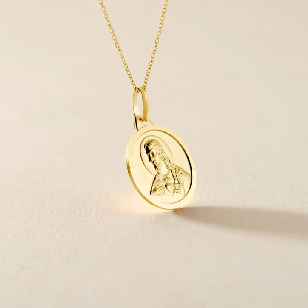 Histoire d'Or Pendentif Christ Or Jaune Sale
