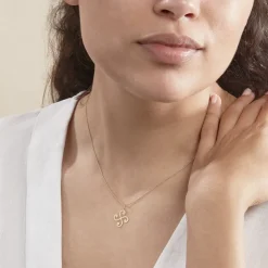 Histoire d'Or Pendentif Cobeia Croix Basque Or Jaune Clearance