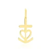 Histoire d'Or Pendentif Cobeia Croix De Camargue Or Jaune Sale