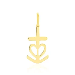 Histoire d'Or Pendentif Cobeia Croix De Camargue Or Jaune Sale