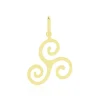 Histoire d'Or Pendentif Cobeia Triskel Or Jaune New