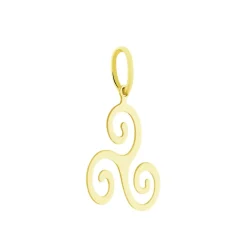 Histoire d'Or Pendentif Cobeia Triskel Or Jaune New