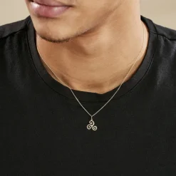 Histoire d'Or Pendentif Cobeia Triskel Or Jaune New