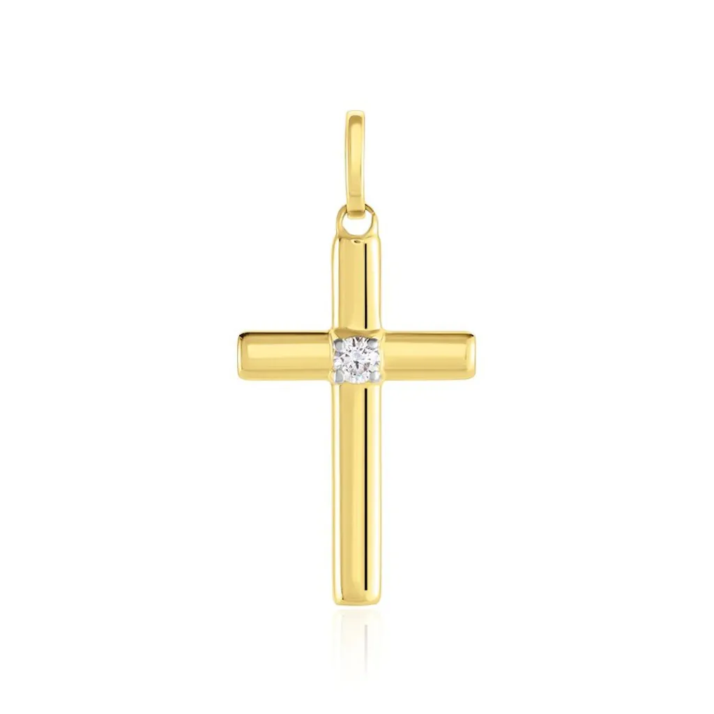 Histoire d'Or Pendentif Cornell Or Jaune Oxyde De Zirconium Clearance