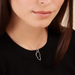 Histoire d'Or Pendentif Corse argent blanc New