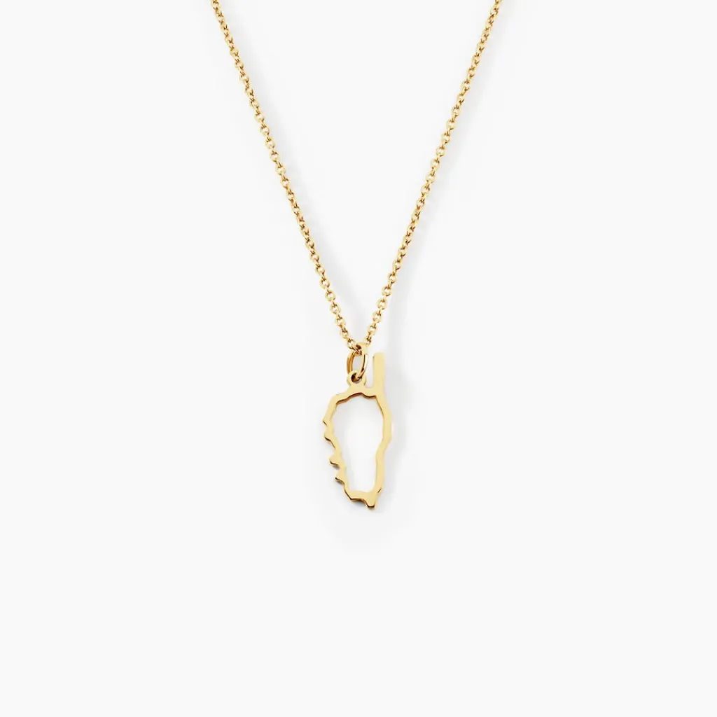 Histoire d'Or Pendentif Corse plaqué or jaune New