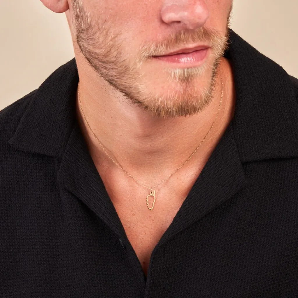 Histoire d'Or Pendentif Corse plaqué or jaune New