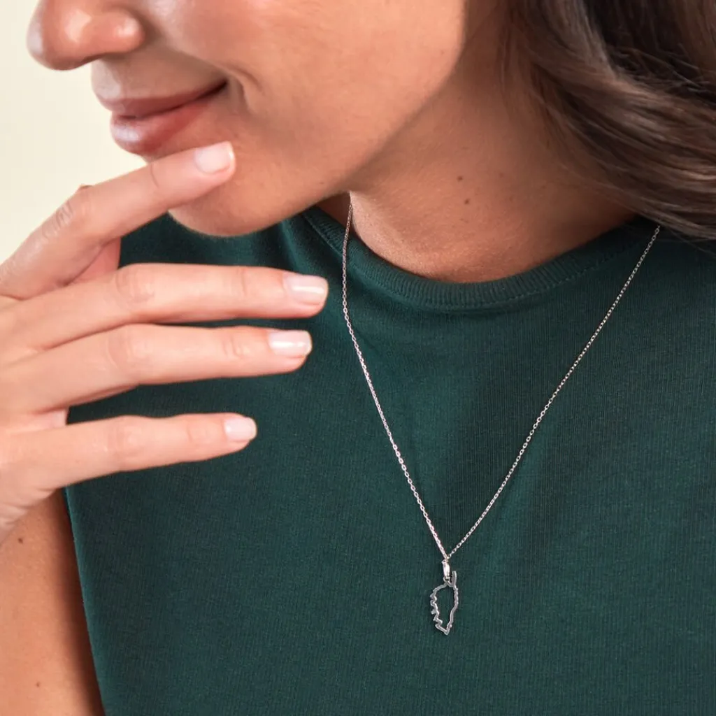 Histoire d'Or Pendentif Corsica or blanc Clearance