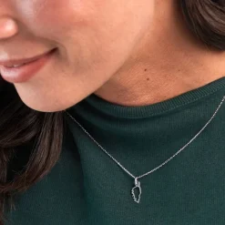 Histoire d'Or Pendentif Corsica or blanc Online