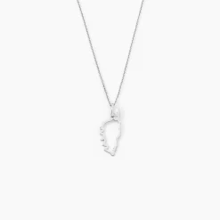 Histoire d'Or Pendentif Corsica or blanc New