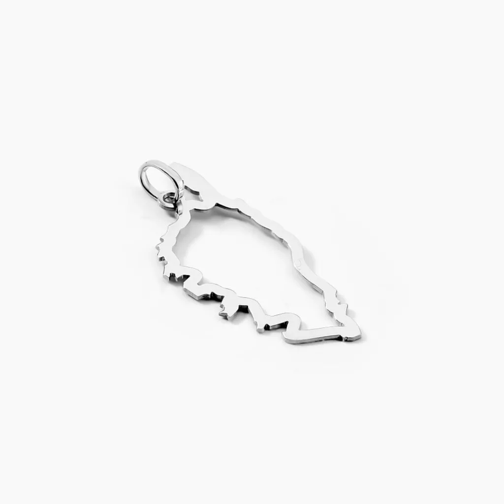 Histoire d'Or Pendentif Corsica or blanc