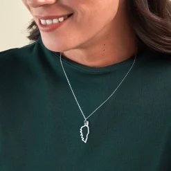 Histoire d'Or Pendentif Corsica or blanc