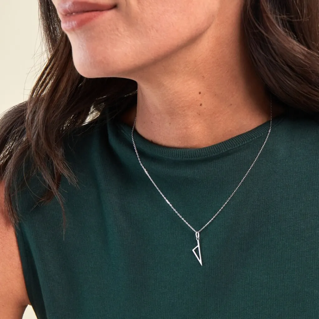 Histoire d'Or Pendentif Corsu or blanc Outlet