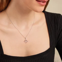 Histoire d'Or Pendentif Dajo or blanc Outlet