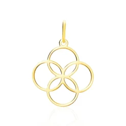 Histoire d'Or Pendentif Dalia Rosace Or Jaune Discount