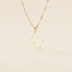 Histoire d'Or Pendentif Dalia Rosace Or Jaune Discount